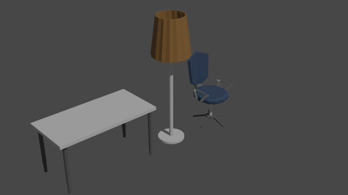 Low Poly Furniture  preview image